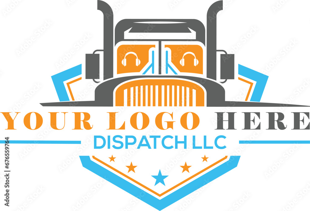 Trucking Company Logo ।। Logo Design