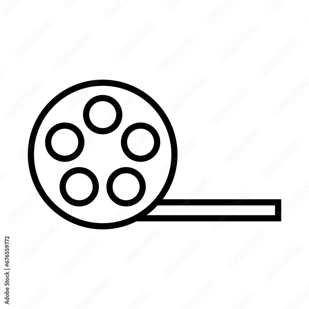 film tape icon in line