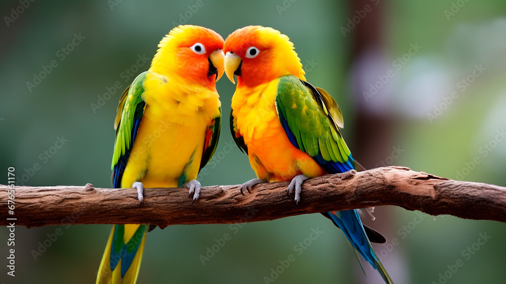 Obraz premium illustration of birds of australia