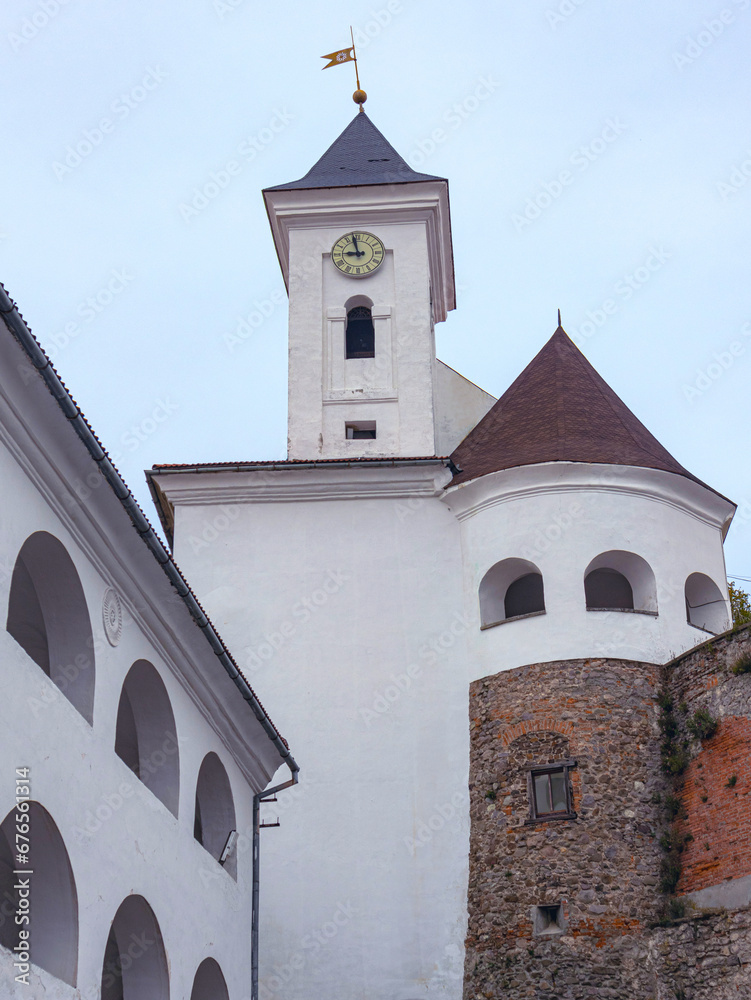 Clock tower of Palanok Castle