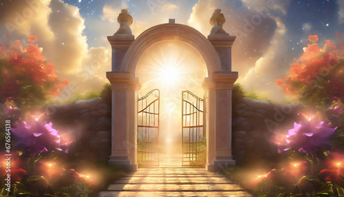 Beautiful entrance to heaven