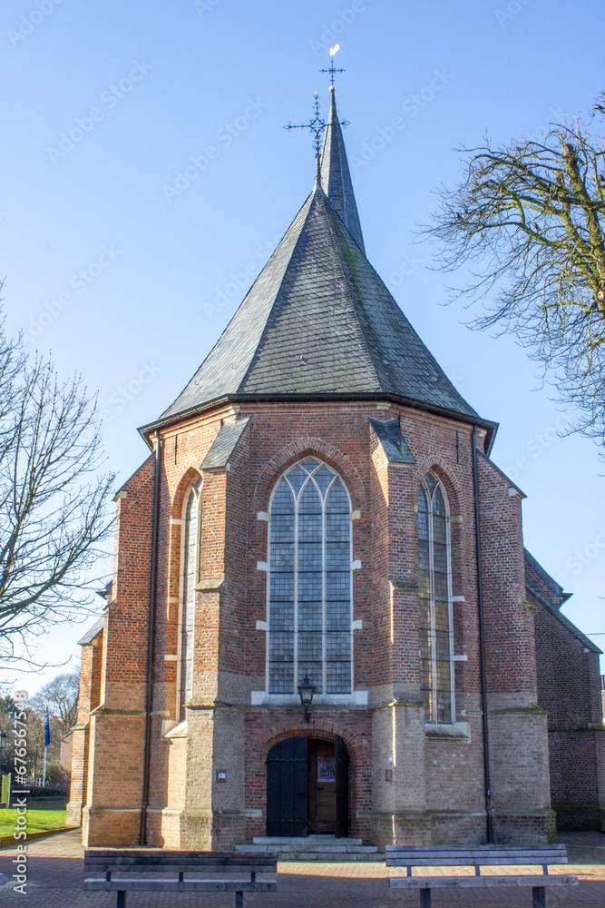 Hervormde kerk Dinxperlo (Dorpskerk) in Dinxperlo in the province of Gelderland (Guelders) Netherlands (Nederland) Hervormde kerk Dinxperlo (Dorpskerk) in Dinxperlo in the province of Gelderland (Guelders) Netherlands (Nederland)