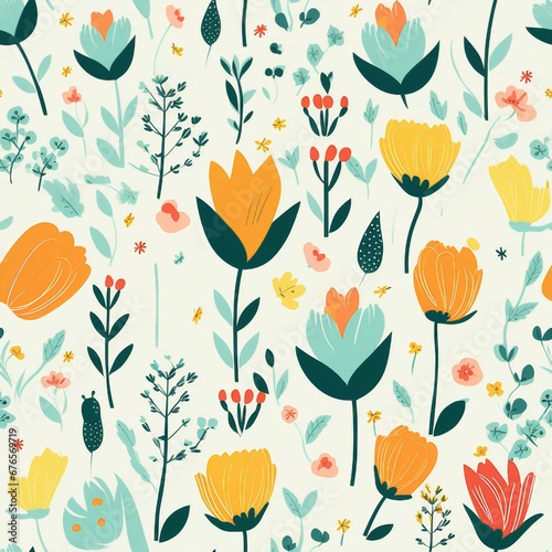 Springtime Buds and Blooms Patterns