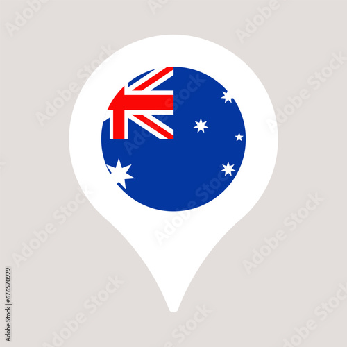 australia pin location flag. vector illustration national flag isolated on light background Free Download australia pin location flag. vector illustration national flag isolated on light background - GFXLoad