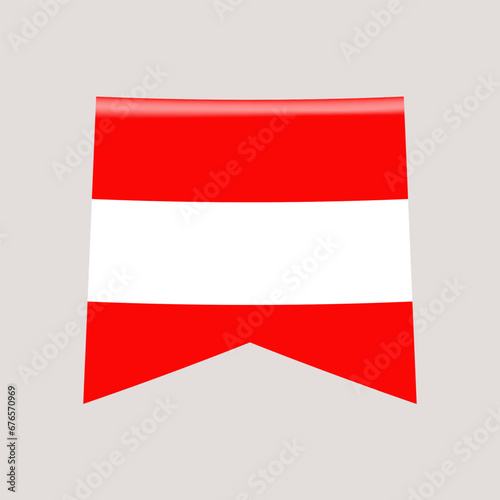 Free Download austria corner flag. vector illustration national flag isolated on light background - GFXLoad