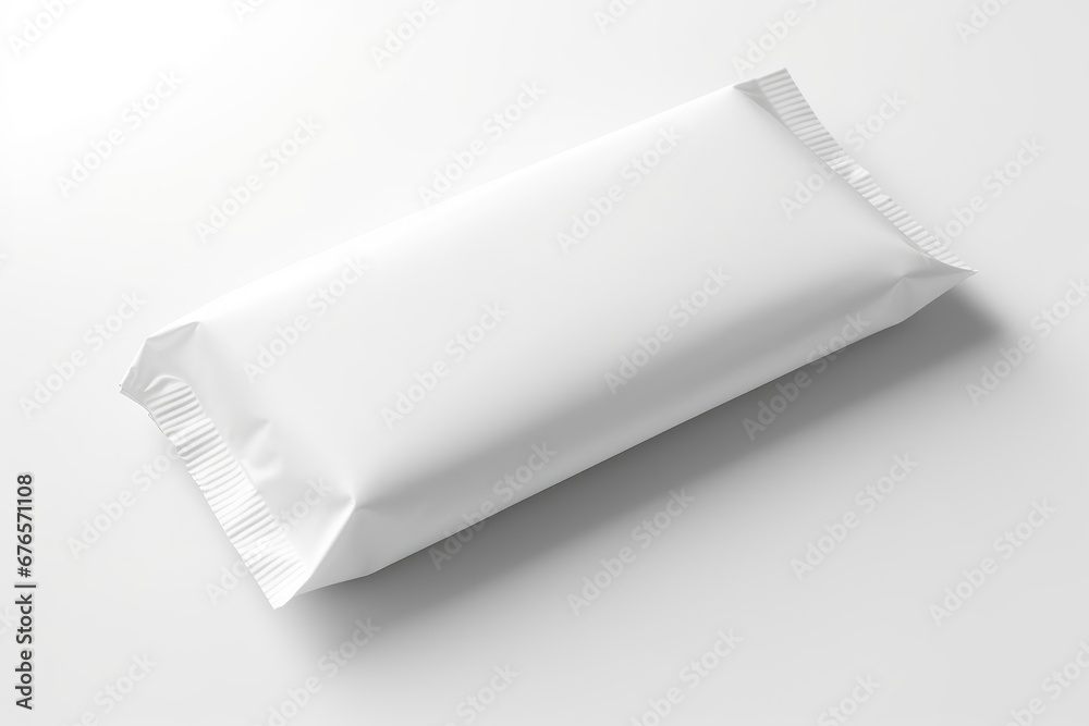 Clear blank bar package mockup. Illustration look great on any background. Isolated on white background. EPS10 for your product Clear blank bar package mockup. Illustration look great on any background. Isolated on white background. EPS10 for your product