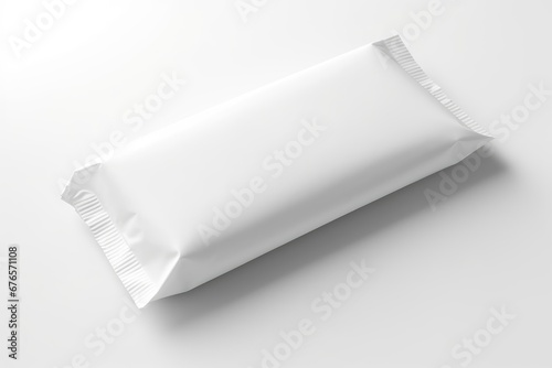 Clear blank bar package mockup. Illustration look great on any background. Isolated on white background. EPS10 for your product photo