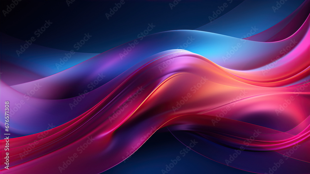 Fototapeta premium Multicolor abstract neon background. Created with Generative AI