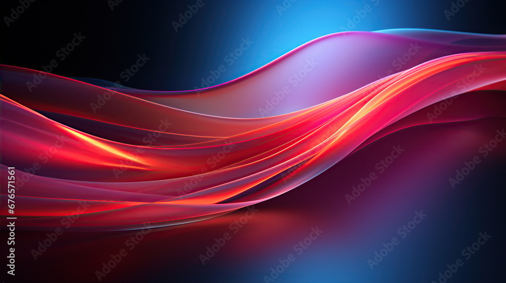 Fototapeta premium Multicolor abstract neon background. Created with Generative AI