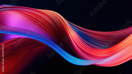 Multicolor abstract neon background. Created with Generative AI