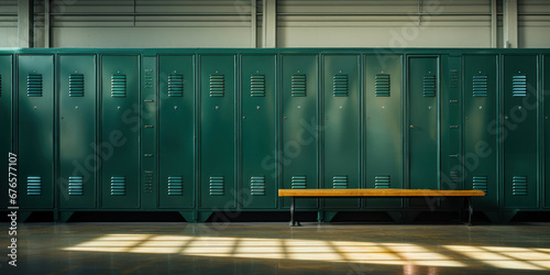 Haven of lockers and benches