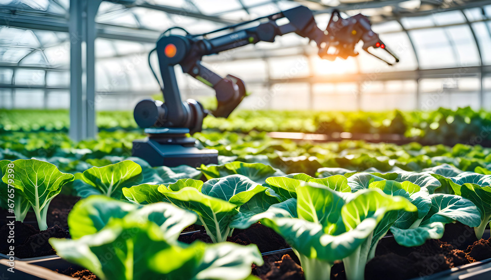 Robot manipulator with smart farming technology, robotic agriculture,