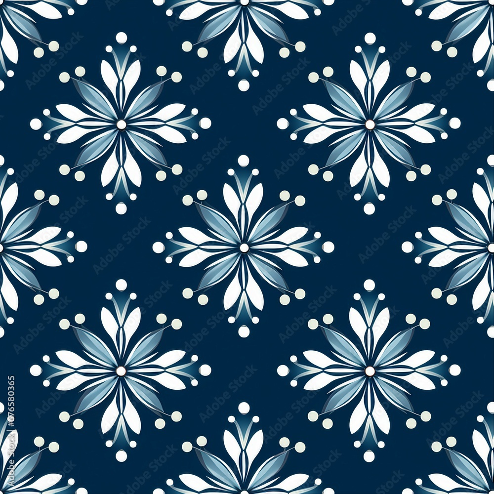Scandinavian Snowflake Elegance Pattern Scandinavian Snowflake Elegance Pattern