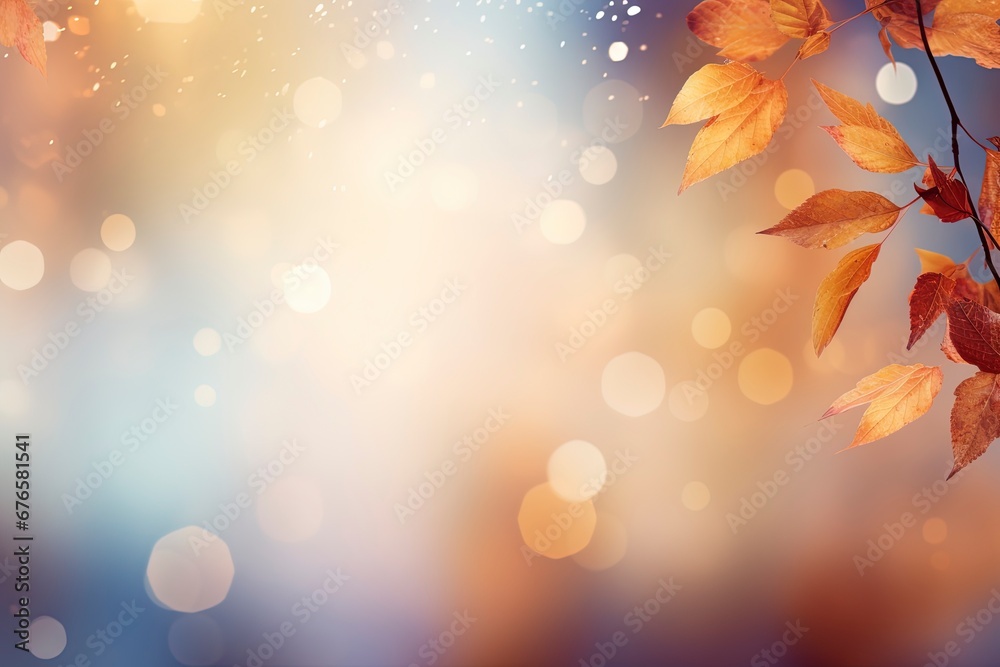 autumn background with leaves, generative ai autumn background with leaves, generative ai