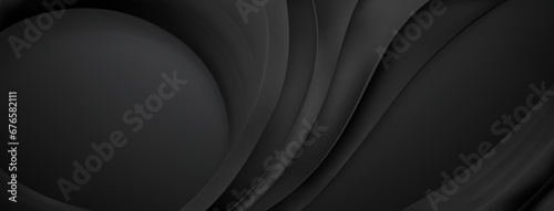 Abstract background with wavy curved lines in black colors