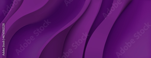 Abstract background with wavy folds in purple colors