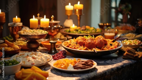 traditional typical ramadan arab food