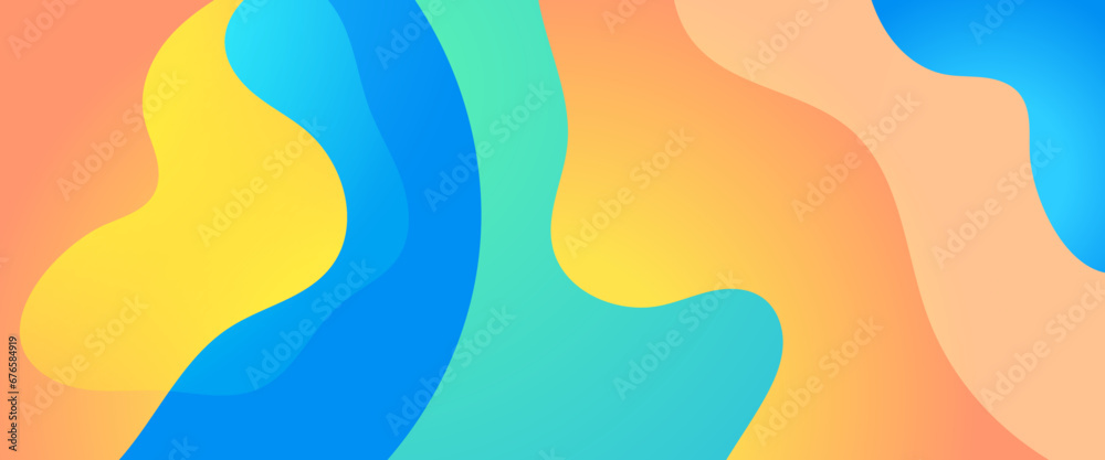 Colorful colourful simple abstract background with wave shape Colorful colourful simple abstract background with wave shape