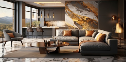 Modern living room design idea