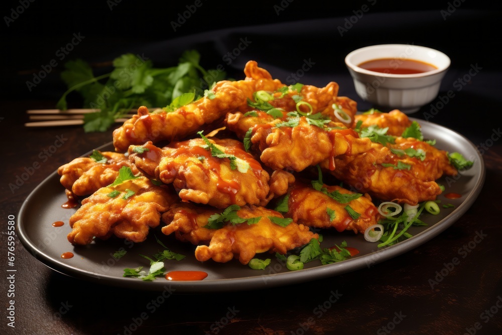 Indian Chicken Pakora Traditional Punjabi Food Indian Chicken Pakora Traditional Punjabi Food