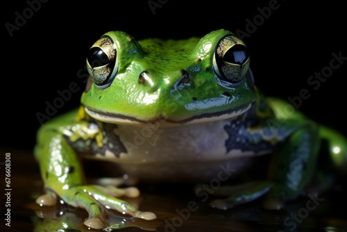 An adorable image of a frog. Generative AI