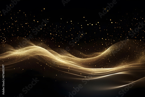 Gold abstract art for backgrounds and wallpapers