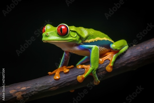 Frog,red eyed tree frog © SaraY Studio 
