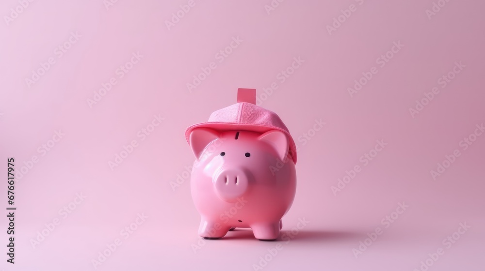 Pink piggy bank wallpaper background,cute piggy bank 