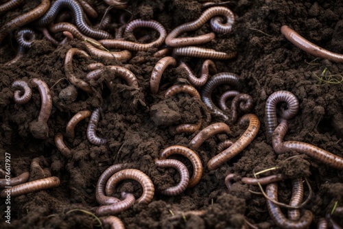 earthworms on wet soil,wallpaper background,eathworms farming 