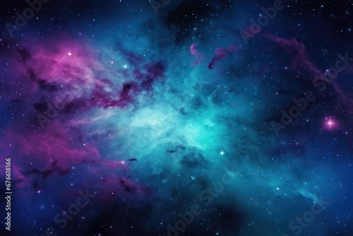 Universe galaxy wallpaper background,Universe galaxy in blue teal and purple tones