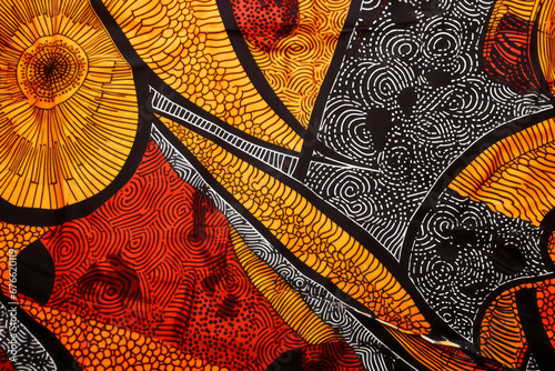  Kitenge rich color fabric surface material texture