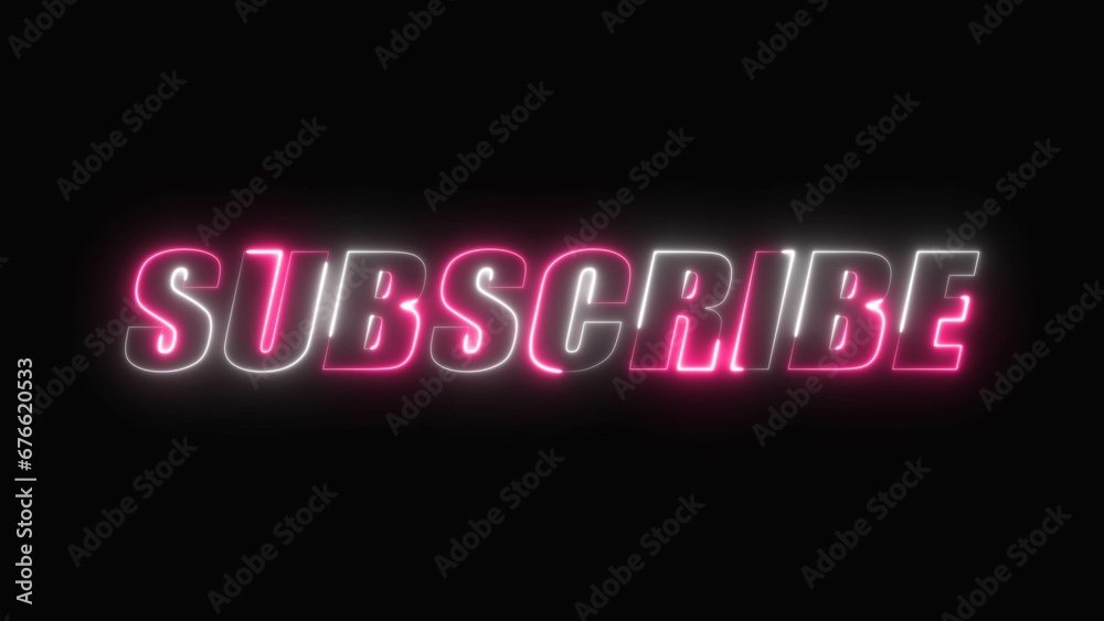 abstract colorful glowing neon text illustration background 4k 