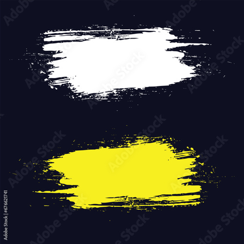 Grunge banner element design