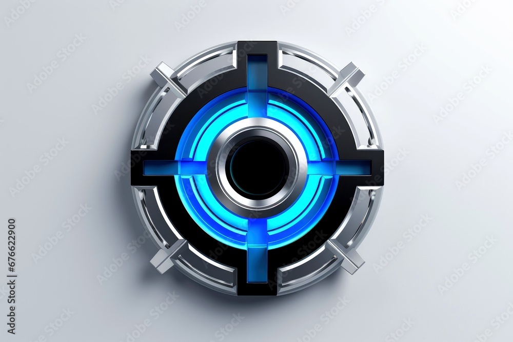Abstract technology digital keyhole ,high tech multicolor button Abstract technology digital keyhole ,high tech multicolor button