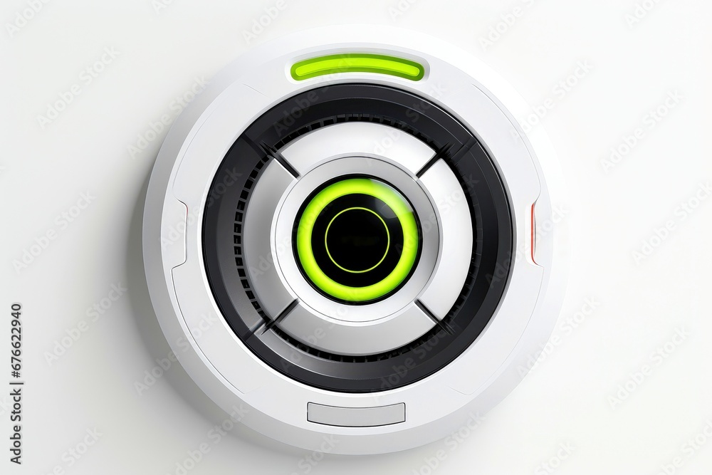 Abstract technology digital keyhole ,high tech multicolor button