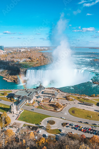 aerial view of Niagara falls canada 