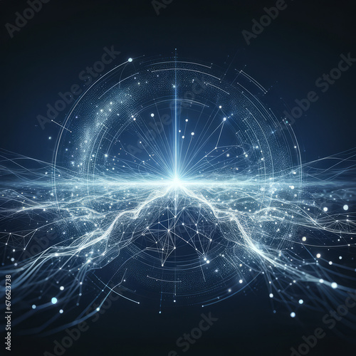 Digital Synapse Futuristic Network