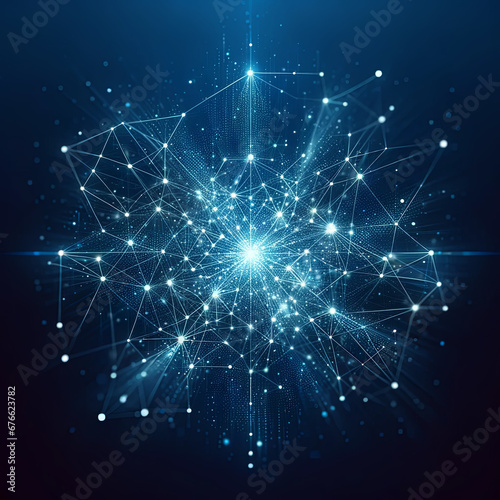 Digital Synapse Futuristic Network