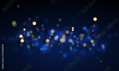 Vector abstract realistic bokeh background © Nganhaycuoi