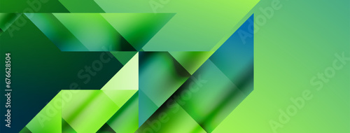 Captivating vector abstraction. Triangles interlock in mesmerizing dance, crafting dynamic geometric backdrop. Fusion of shapes and angles creates artful symphony of modern design