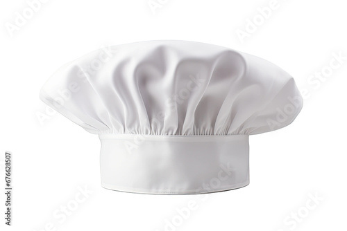 A chef hat isolated on a white background