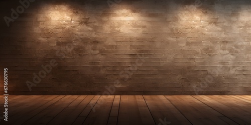 Sophisticated Use of Light and Shadow on Wall Surface for Product Showcase