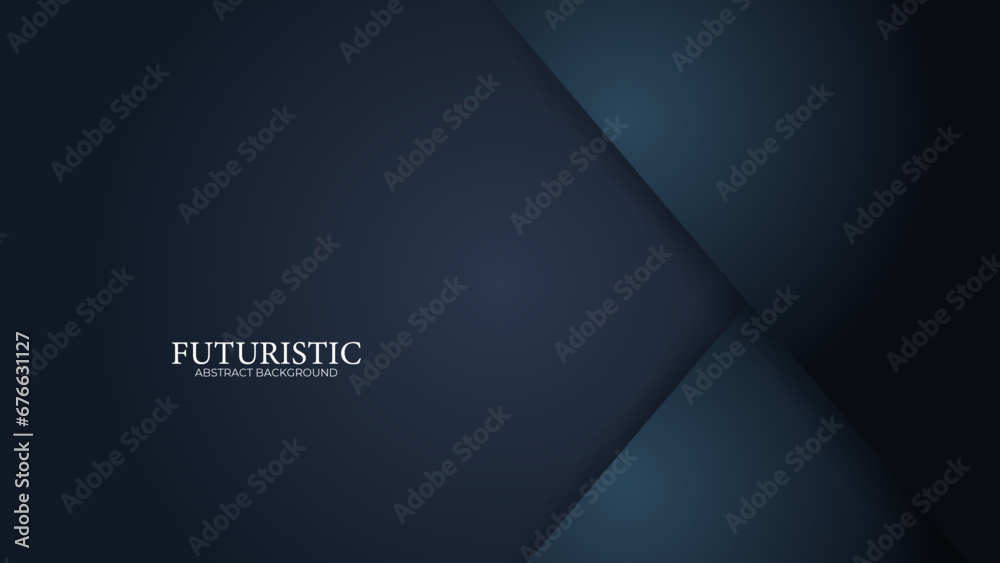 Obraz premium Futuristic abstract background. . Modern shiny dark geometric lines pattern. Future technology concept. Suit for poster, banner, cover, presentation, we