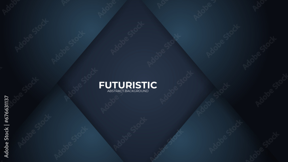 Futuristic abstract background. . Modern shiny dark geometric lines pattern. Future technology concept. Suit for poster, banner, cover, presentation, we