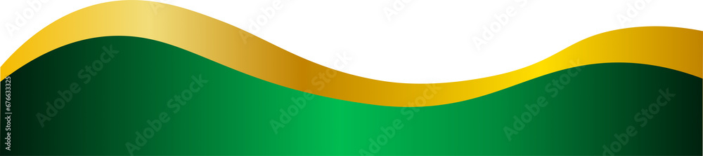 Green and Gold Border Frame Design Element Isolated Vector Green and Gold Border Frame Design Element Isolated Vector