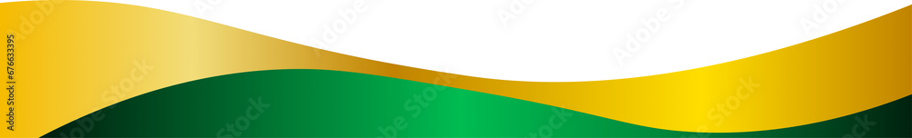 Fototapeta premium Green and Gold Border Frame Design Element Isolated Vector