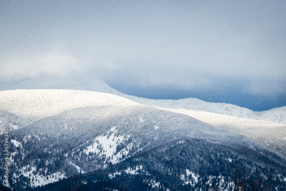 Cold Wintry Peaks