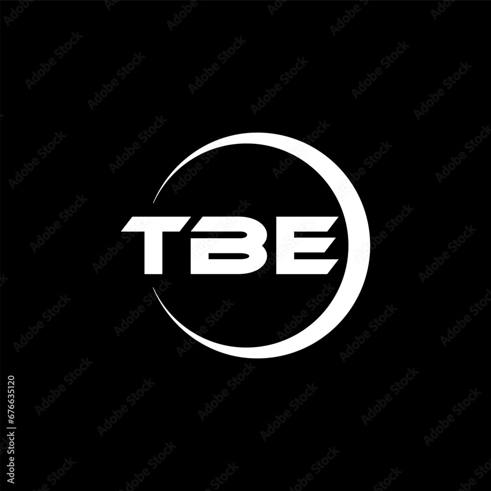 TBE letter logo design with black background in illustrator, cube logo, vector logo, modern alphabet font overlap style. calligraphy designs for logo, Poster, Invitation, etc. TBE letter logo design with black background in illustrator, cube logo, vector logo, modern alphabet font overlap style. calligraphy designs for logo, Poster, Invitation, etc.