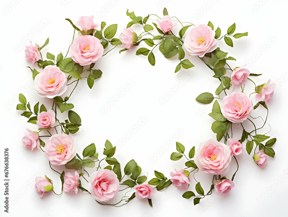 Ai generated floral frame with nice presentation of flower, flower frame background, blank floral frame with space of texts, wedding or event invitation card with blank text area Ai generated floral frame with nice presentation of flower, flower frame background, blank floral frame with space of texts, wedding or event invitation card with blank text area