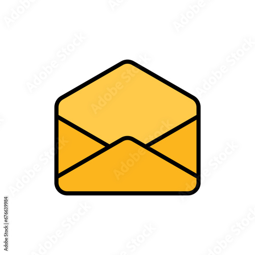 Email Icon - Colored Outline